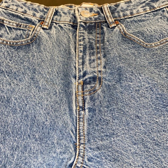 Zara Size 4 Washout Ankle Crop High Rise Denim Jeans - Picture 14 of 14